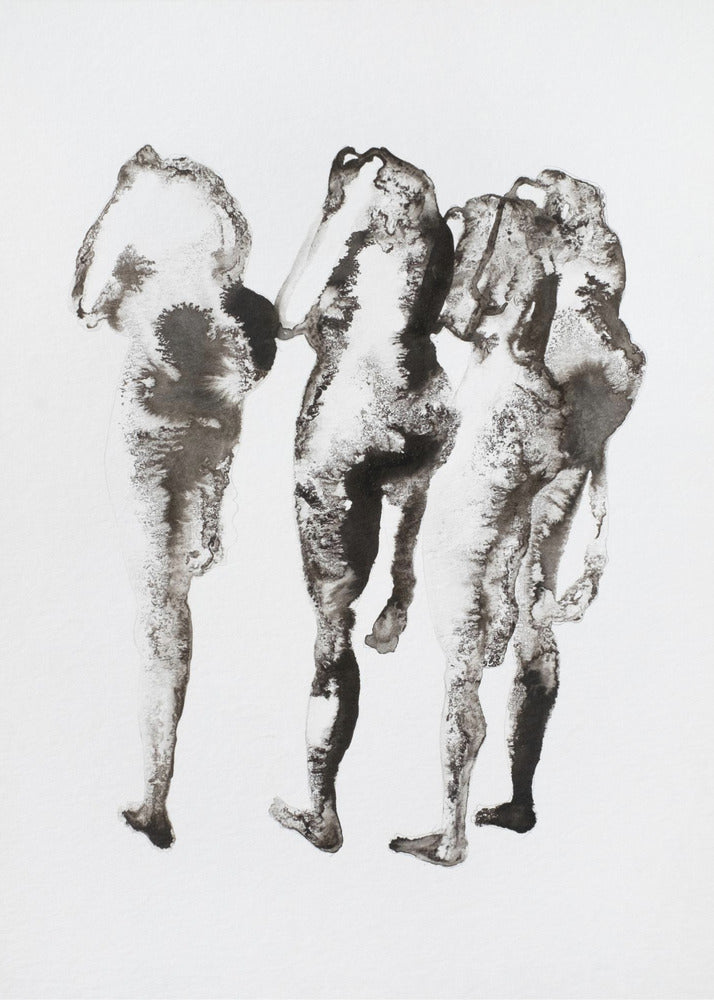Four Figures (naar Muybridge) Verbeterde Sr | Canvas