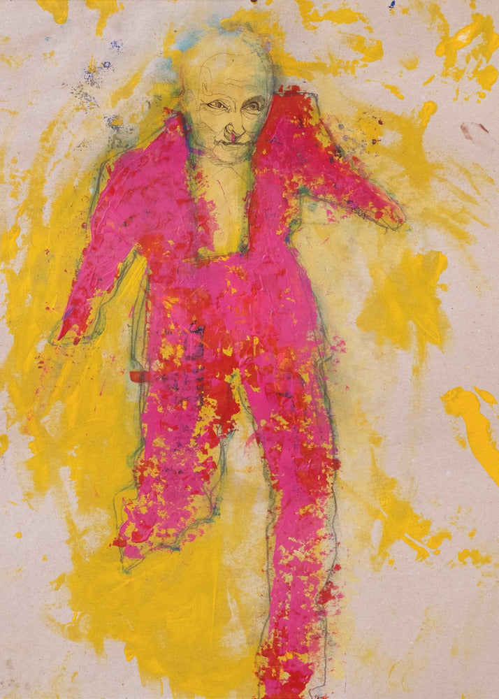 Rennende man | Canvas