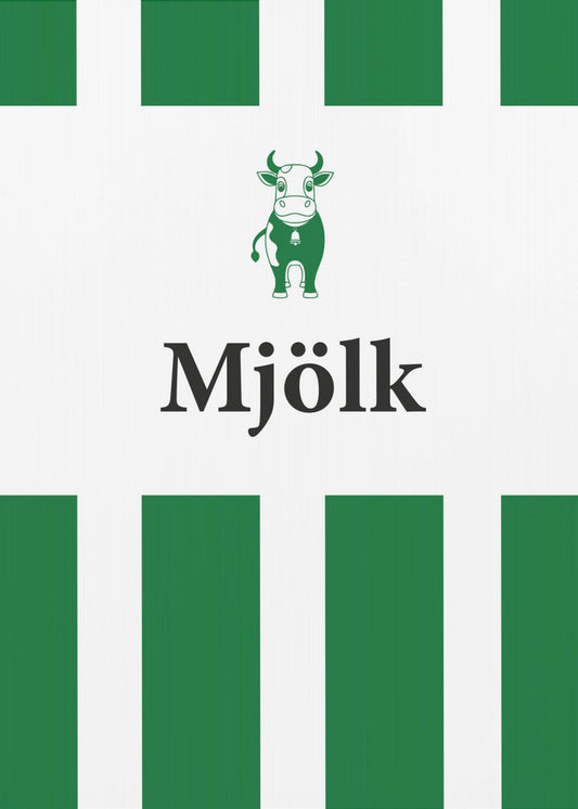 Mjölk Röd | Canvas