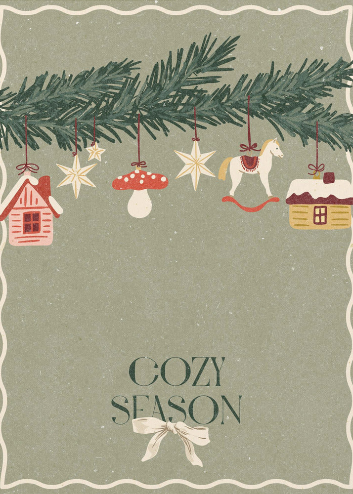 Speelgoed op de kerstboom | Canvas