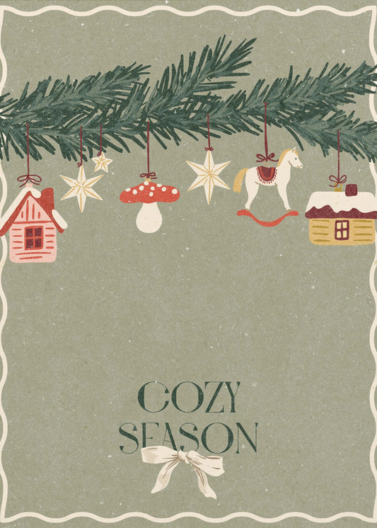 Speelgoed op de kerstboom | Canvas