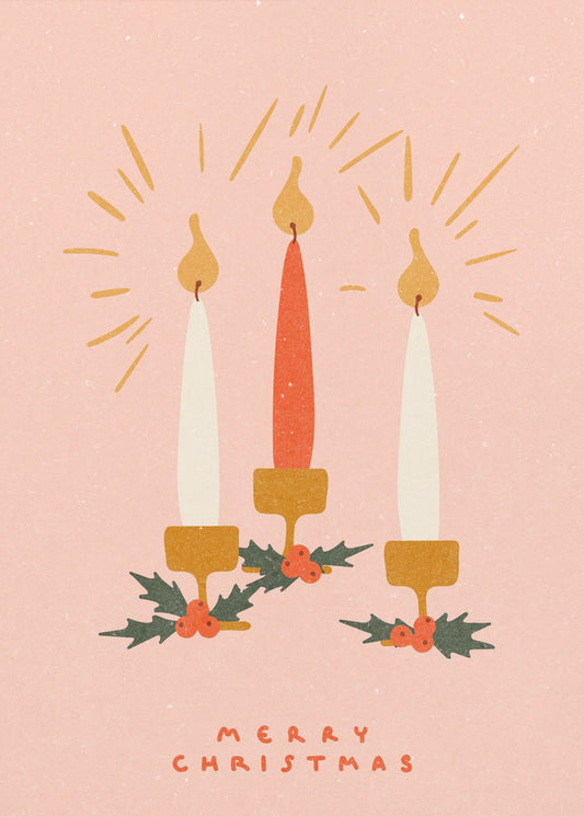 Kerstkaarsen | Canvas