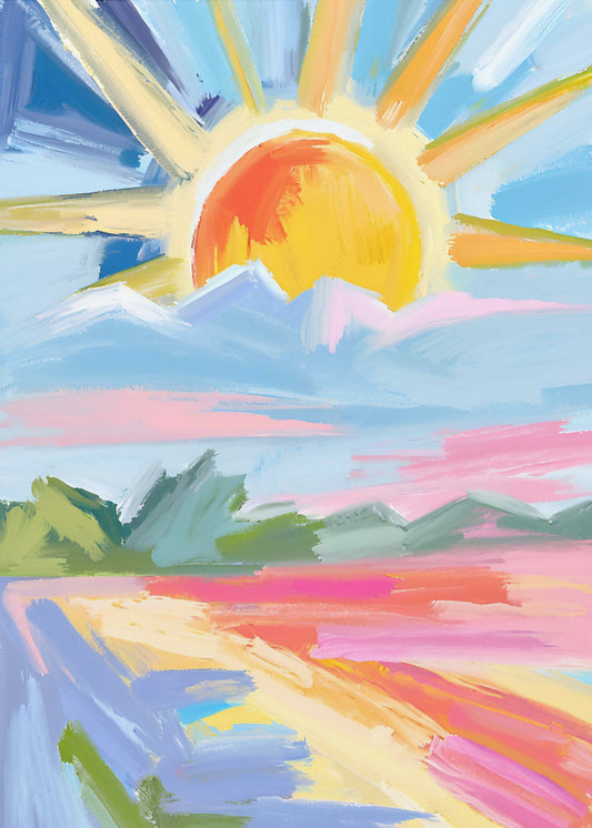 Zonsopgang | Canvas