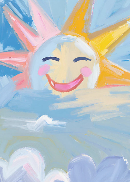 Strahlende Sonne | Canvas