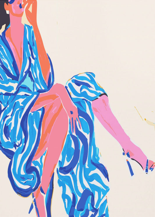Portrait Woman in robe | Poster
