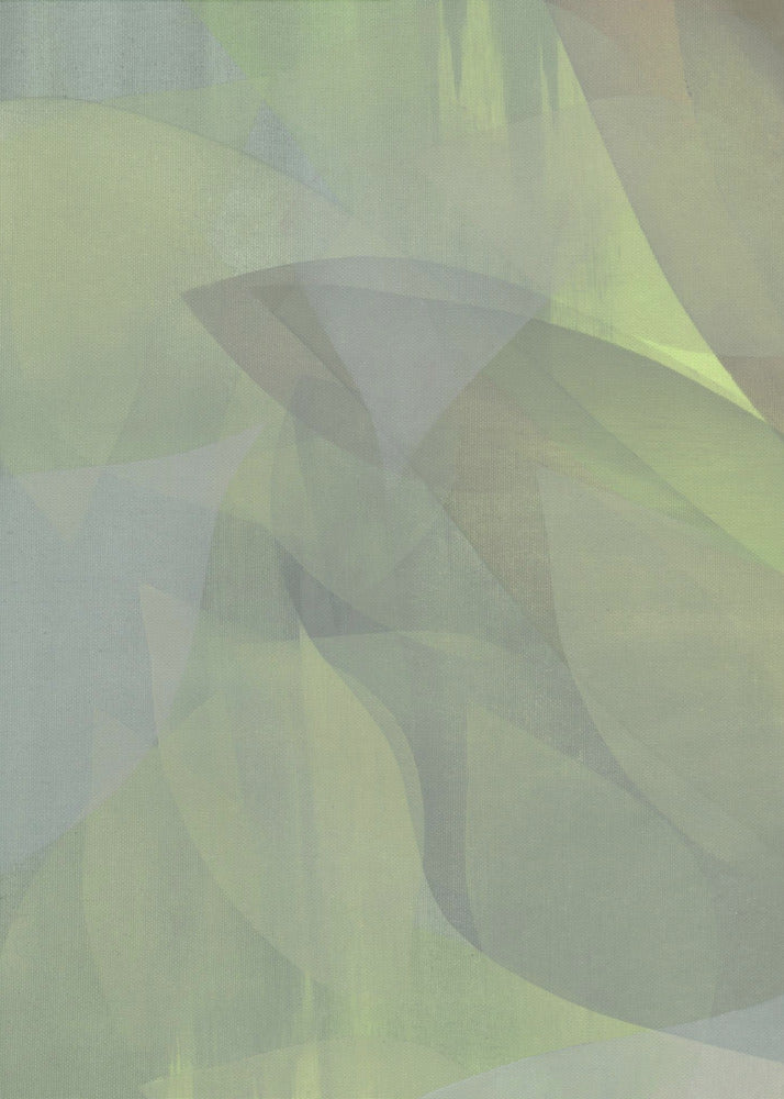 Zachte pastelbladeren 2 | Canvas