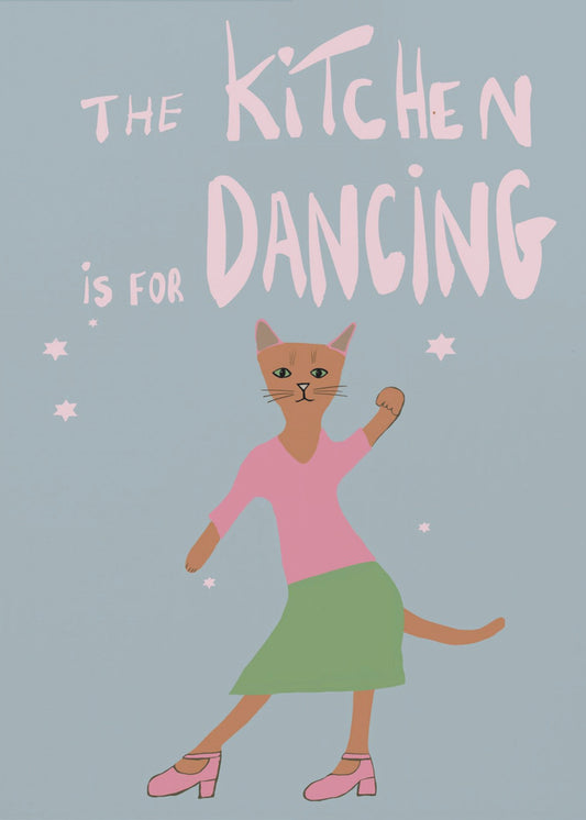 The Kitchen is for dancing | Canvas