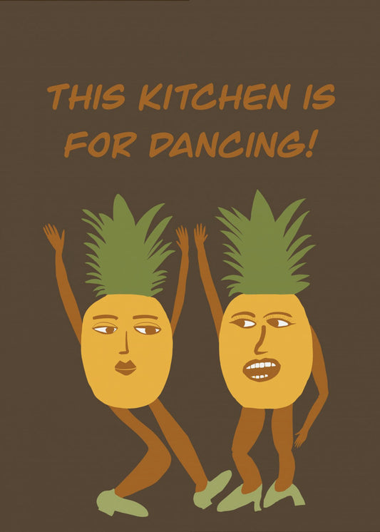 Dansende ananas | Canvas