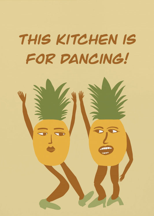 Dansende ananas | Canvas