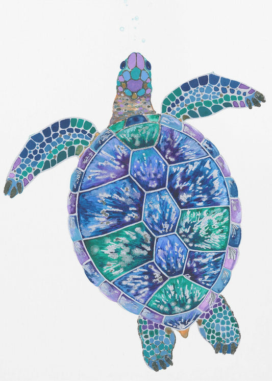 Schildpad's droomlandschap | Canvas