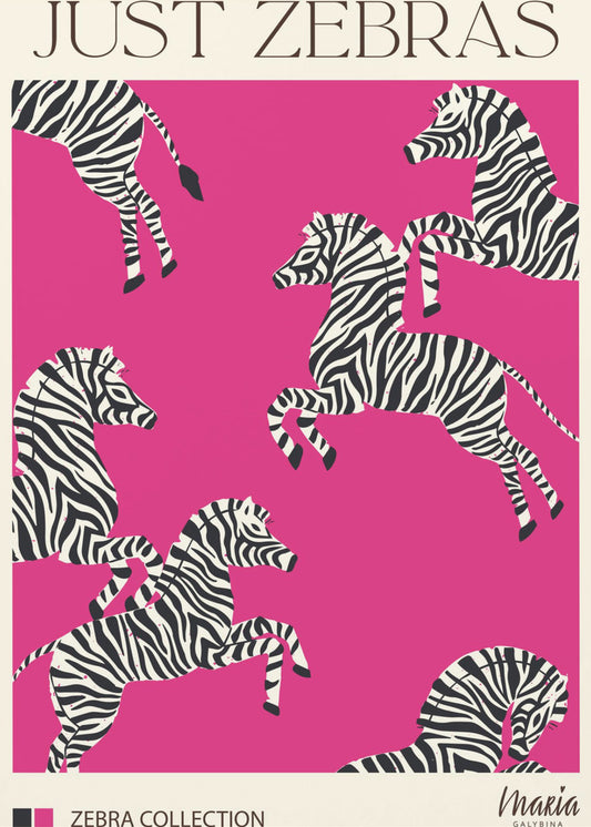 JUST ZEBRAS. Zebra Collectie | Canvas