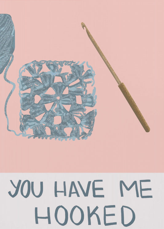 crochet hooked | Poster