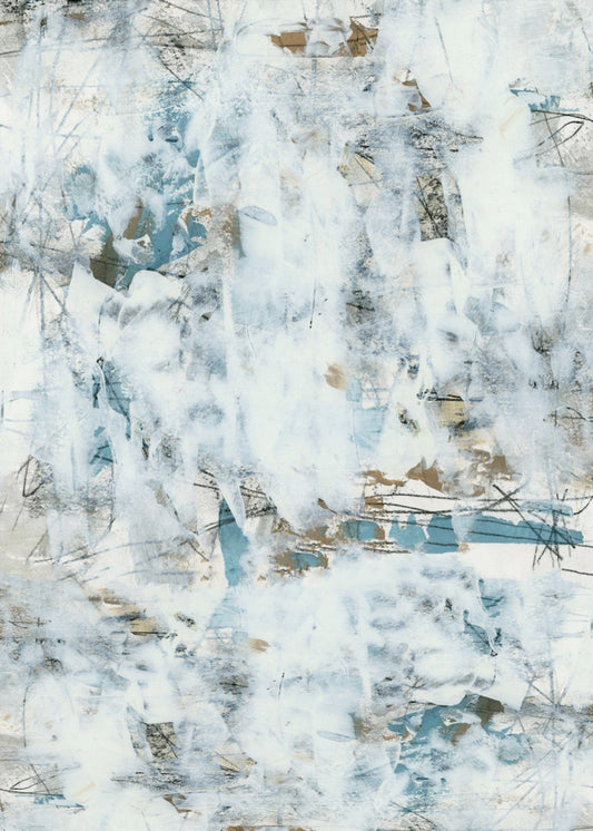 Abstracte Witte Mist 2 | Poster