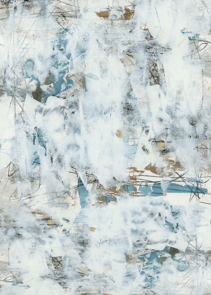 Abstracte Witte Mist 2 | Canvas