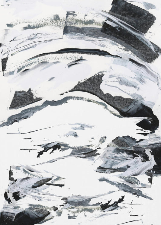 Zwart-wit scène 1 | Canvas