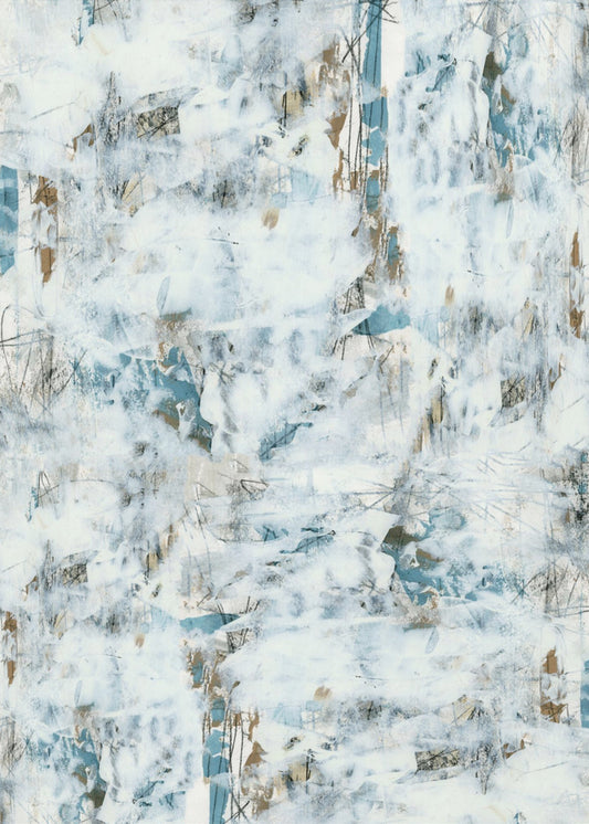 Abstracte Witte Mist 3 | Poster