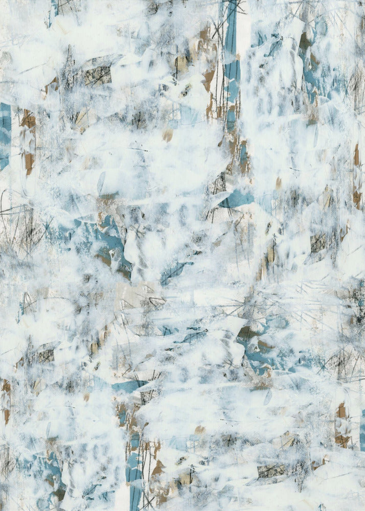 Abstracte Witte Mist 3 | Canvas