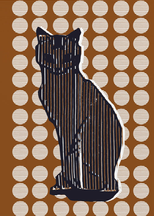 Hiernamaals Kat 3 | Canvas