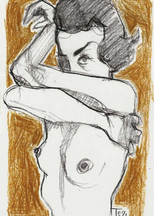 Gekruiste armen | Canvas