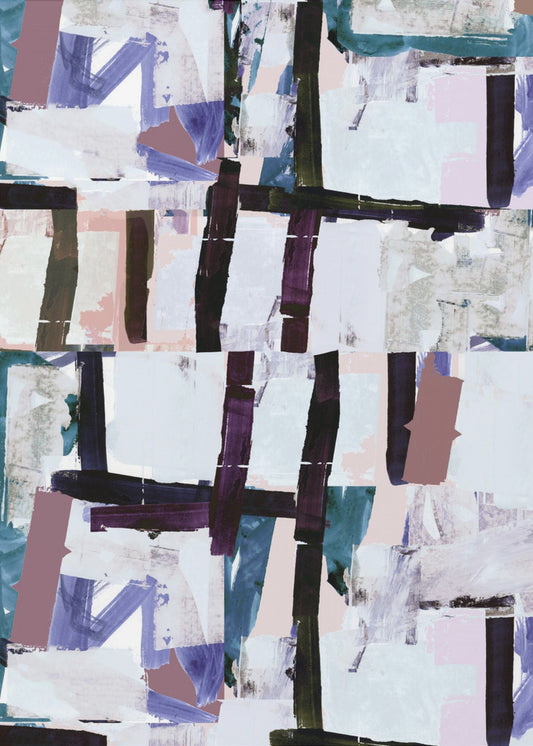 Abstracte lijnen 1 | Canvas
