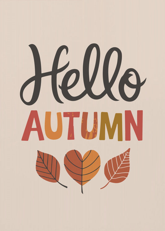 Hallo herfst | Canvas