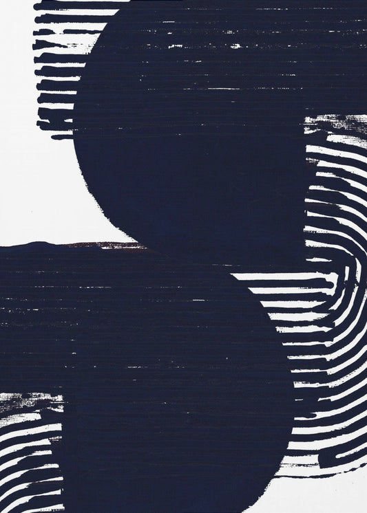 Abstracte, gedurfde vormen 3 | Canvas