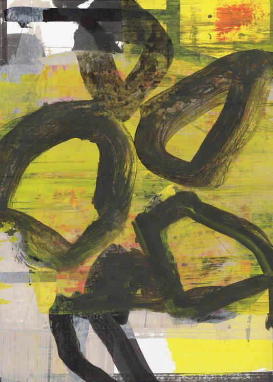 Yellow Abstract No1 | Poster