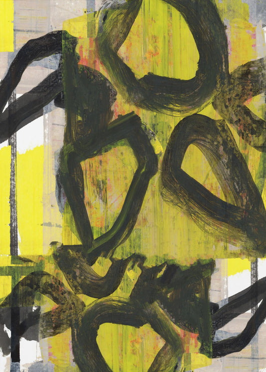 Yellow Abstract No2 | Poster