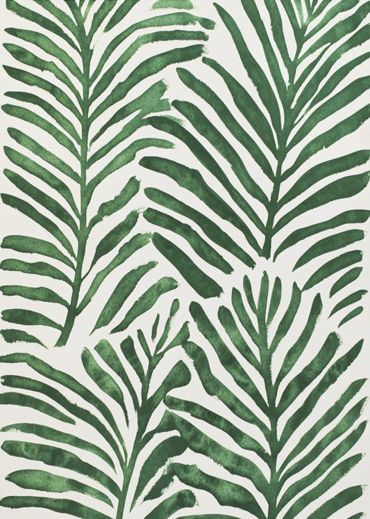Groene bladeren | Canvas
