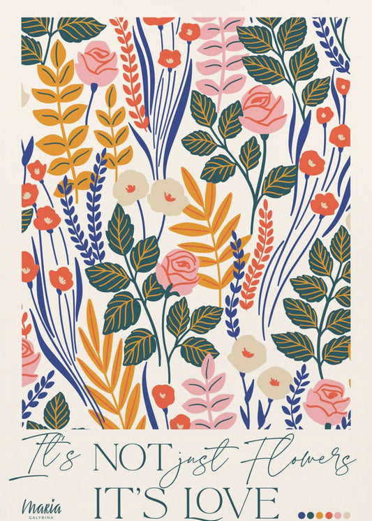 Over liefde. Rozen | Canvas