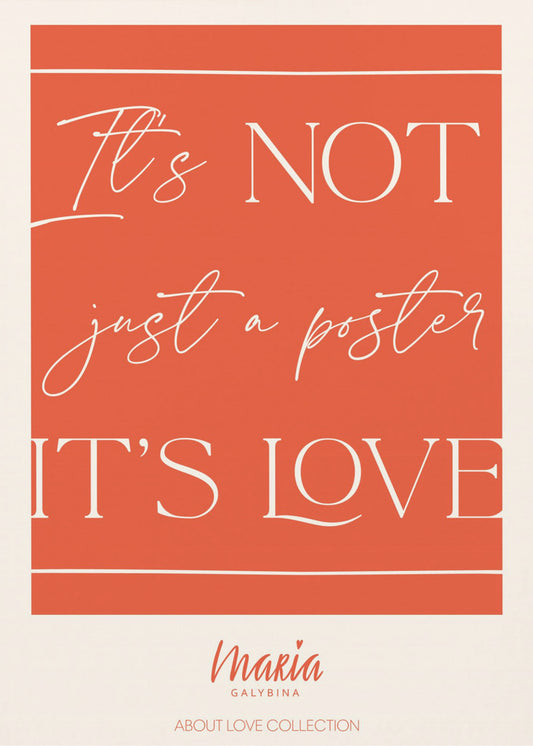 Over liefde. Poster | Canvas
