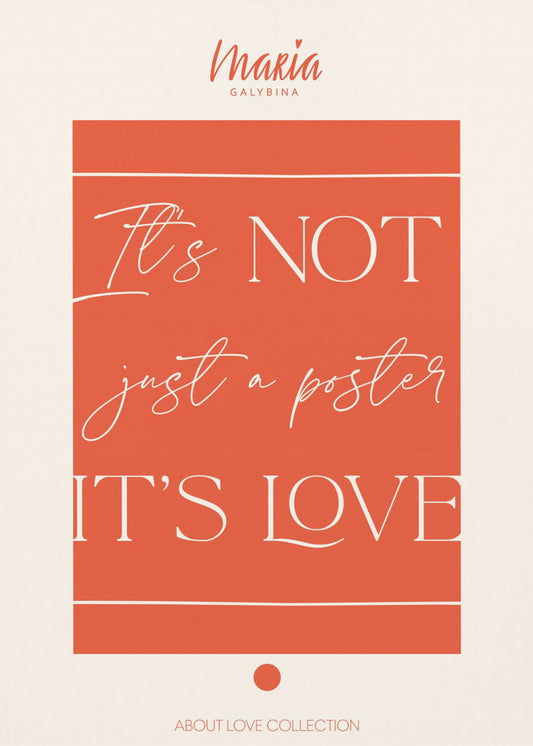 Over liefde. Poster | Canvas
