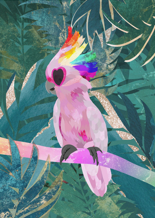 Jungle Regenboog Kaketoe | Poster
