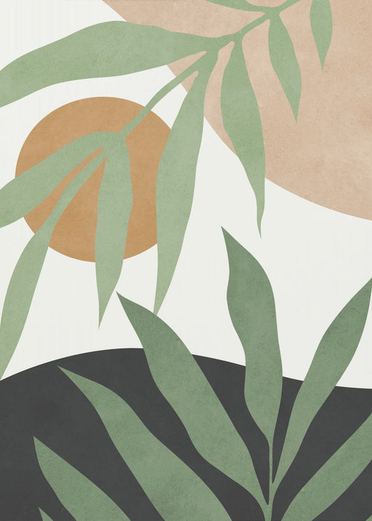 Bloemen en tropisch 4 | Canvas