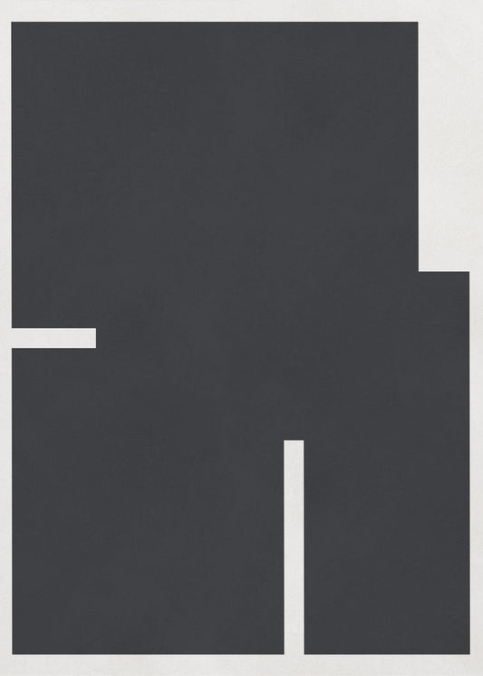 Zwart-wit geometrie 4 | Canvas