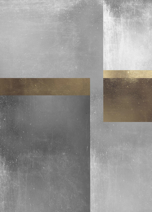 Goud- en zilvertexturen 6 | Canvas