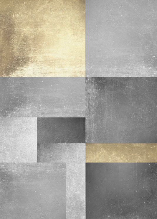 Goud- en zilvertexturen 5 | Canvas