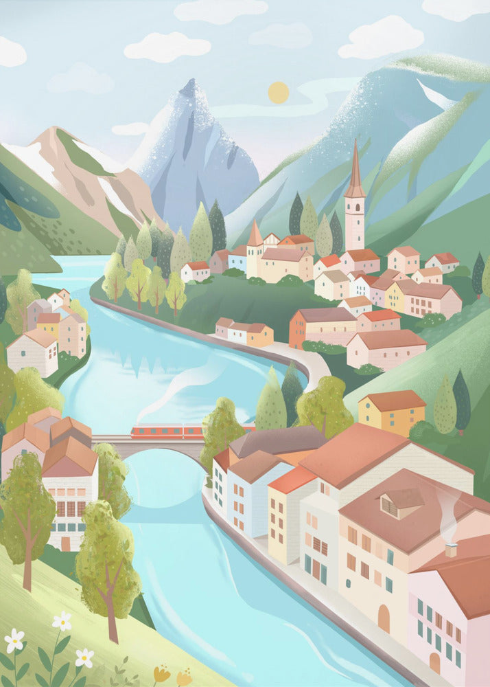 Zwitserse Alpen | Poster