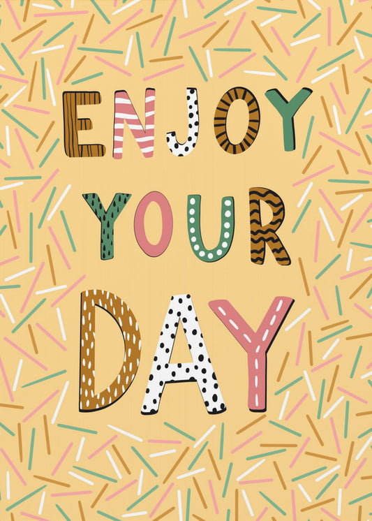 Geniet van je dag | Canvas