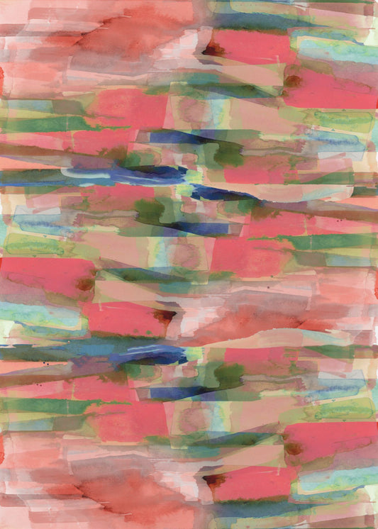 Abstracte vloeibare vormen print | Canvas