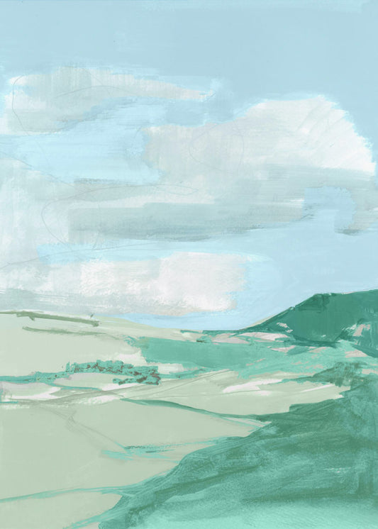 Big Sky Landschap Platteland No2 | Canvas