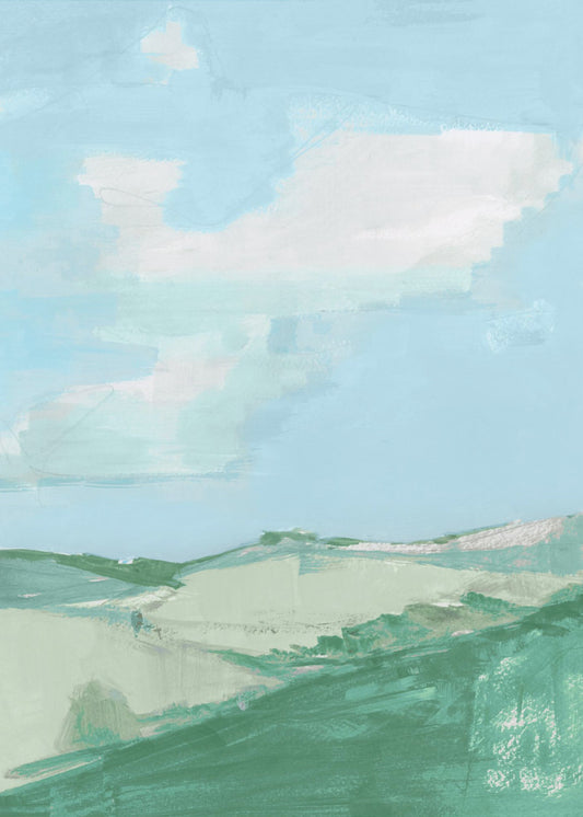 Big Sky Landschap Platteland Nr. 1 | Canvas