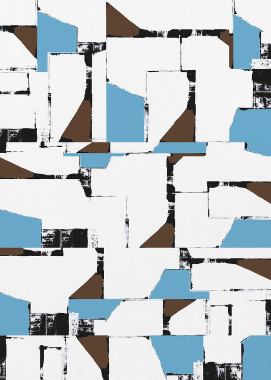 Abstracte neutrale geometrie nr. 3 | Canvas