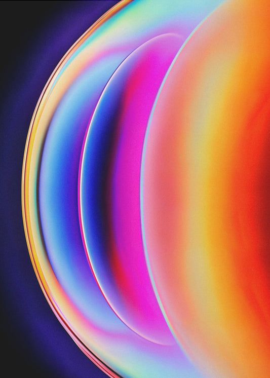 Paradijs Gradiënt Halo | Canvas