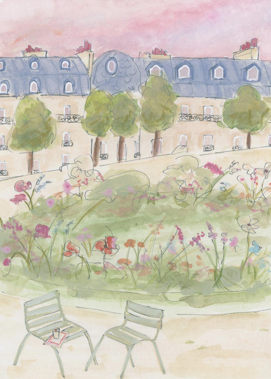 Parijse tuin | Canvas