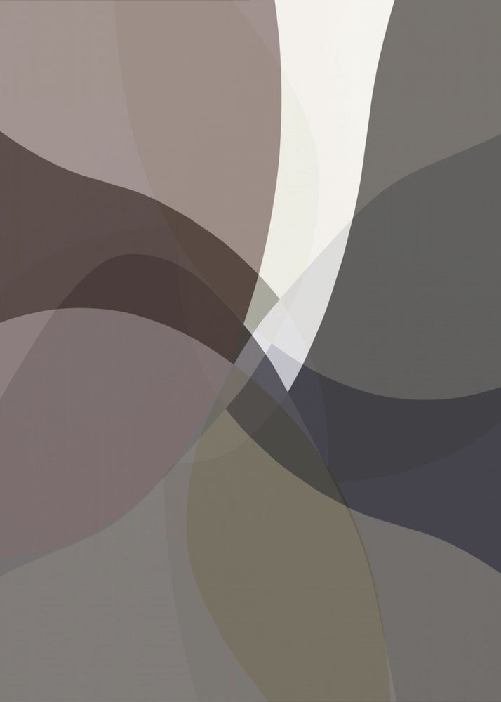 Abstracte neutrale vormen print 5 | Poster