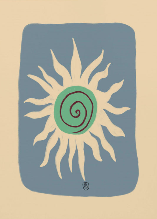Zonnespiraaldans | Poster