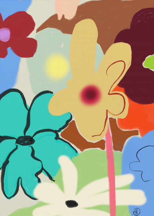 LUIDE BLOEMEN DANSEN | Canvas
