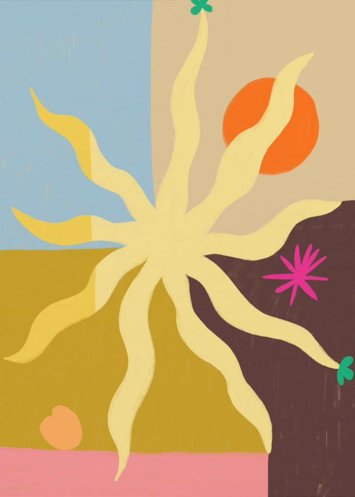 De zon, de vrucht en de bloem | Poster