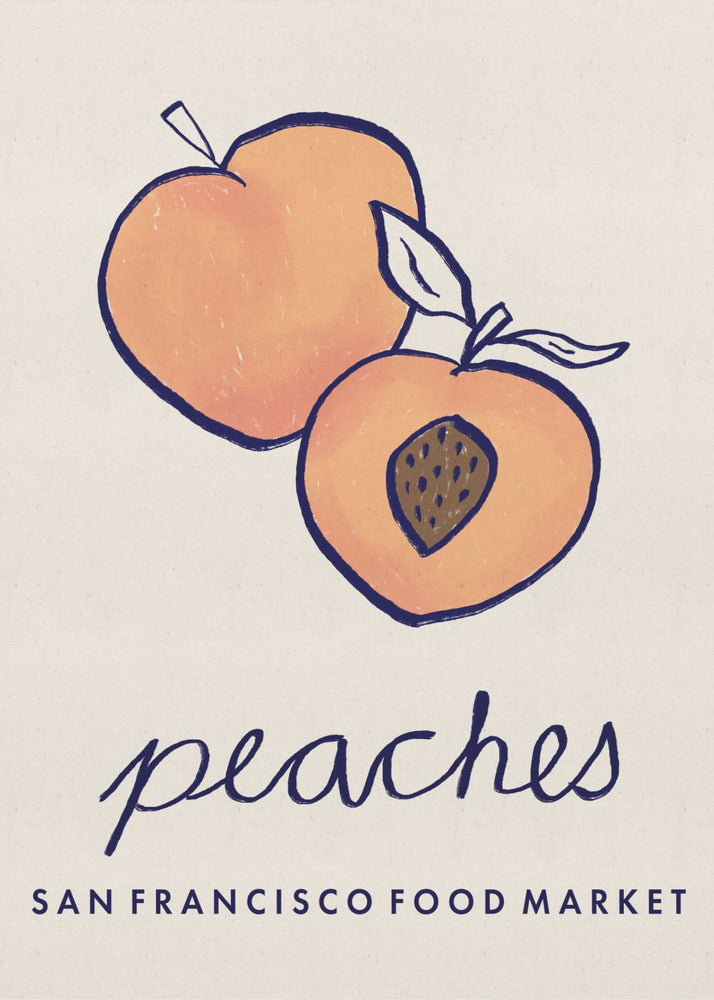Eetkunst - Peaches San Francisco Food Market | Canvas